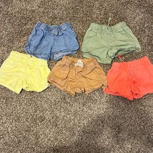 Girls GAP Chambray Pull-On Shorts